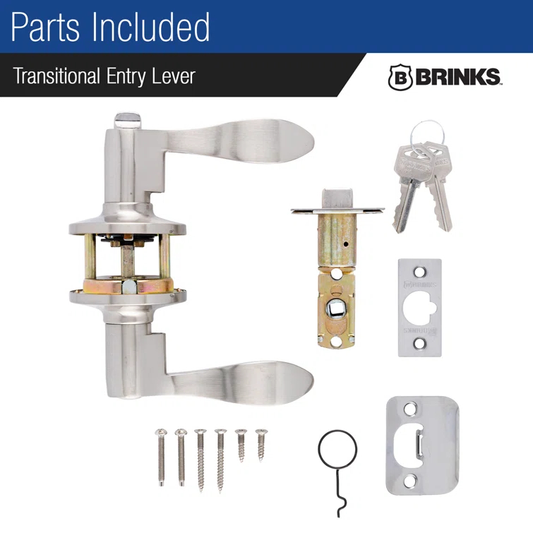 Brinks Raleigh Transitional Keyed Entry Wave Lever