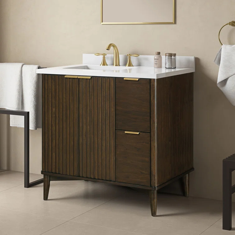 OVE Decors Gabi 36-in Undermount Single Sink Bathroom Vanity with Premium Countertop