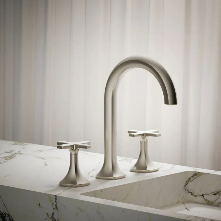Occasion Cross Bathroom Sink Faucet Handles, 3.12" H x 3" W