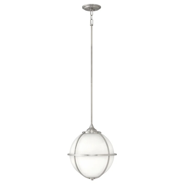 3-Light Glass Globe Pendant