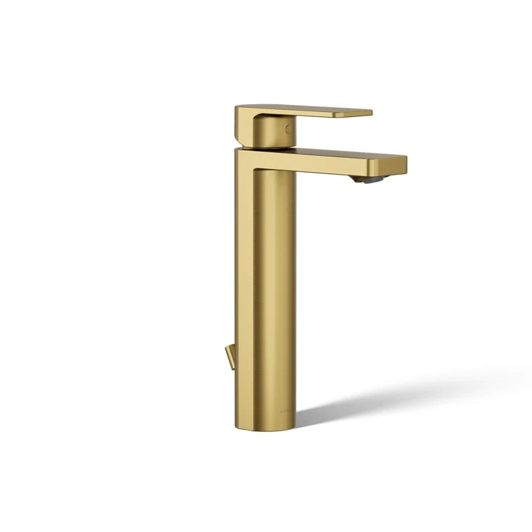 Parallel™ Tall Single-Handle Bathroom Sink Faucet, Single-Hole Faucet with Pop-Up Drain, 1.2 GPM