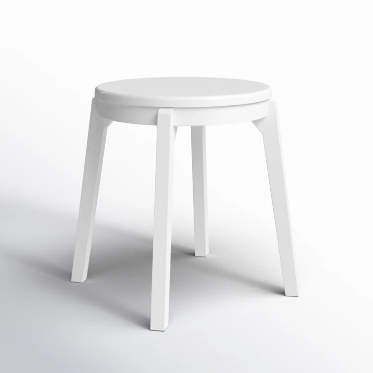 Bretson Solid Wood Accent Stool
