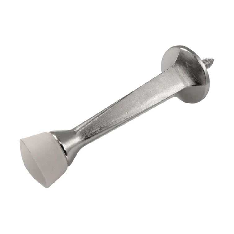 Door Stops Collection Rigid Door Stop 2-7/8 Inch Satin Nickel Finish