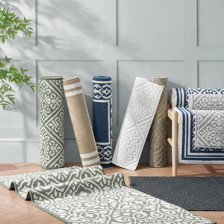 Laura Ashley Austell Solid Hi-Low Tufted Rugs