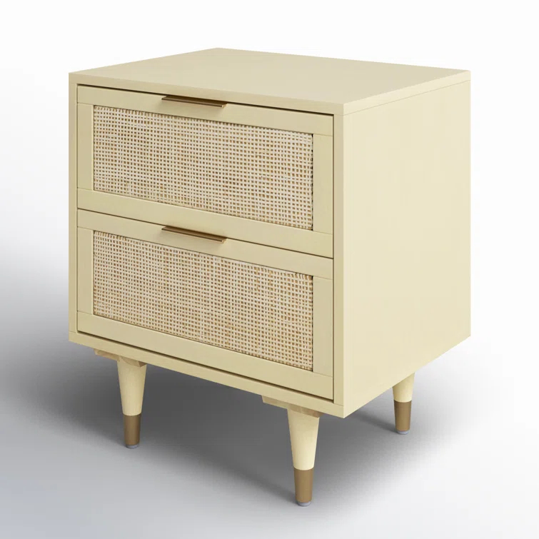 22'' W Cane Nightstand