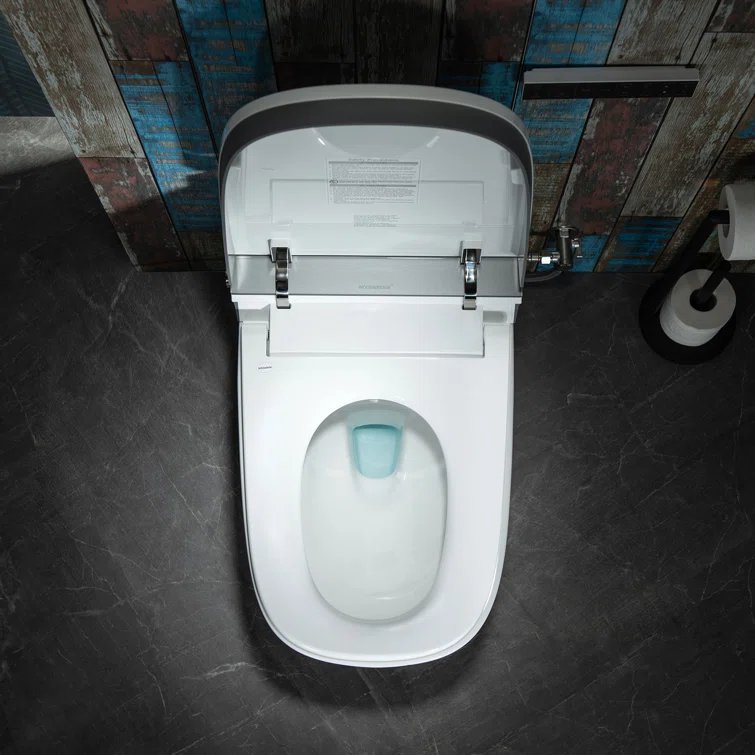 ADA Smart Bidet Toilet with Auto Open & Close, Foot Sensor,Clean Foam Dispenser&MaP Flushing 1000G