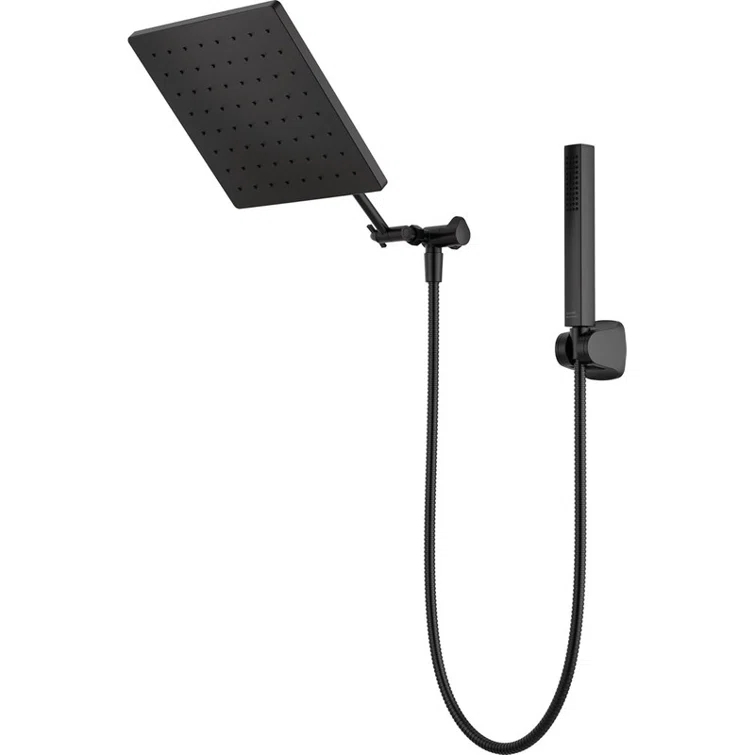 10-inch Raincan Shower Head and Hand Held Shower Combo, Rainfall Shower Head and Hand Shower