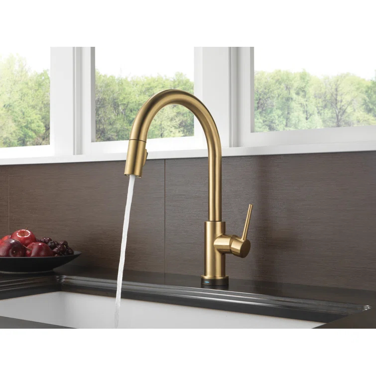 Trinsic Pull Down Sprayer Touch Kitchen Sink Faucet, Touch Control Kitchen Faucet