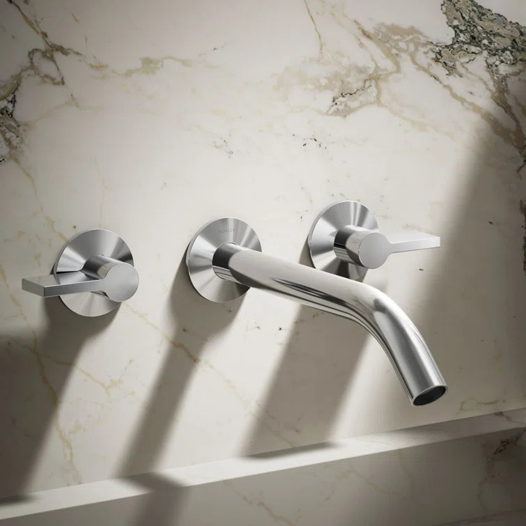 Components Wall-Mount Bathroom Sink Faucet Trim