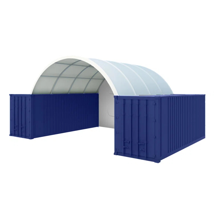 20'x20' Shipping Container Canopy Shelter 15oz PVC