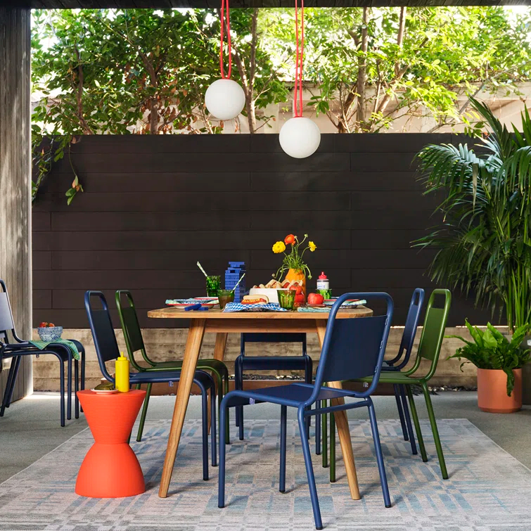 Bolleke 8" Battery Powered Integrated LED Outdoor Hanging Light