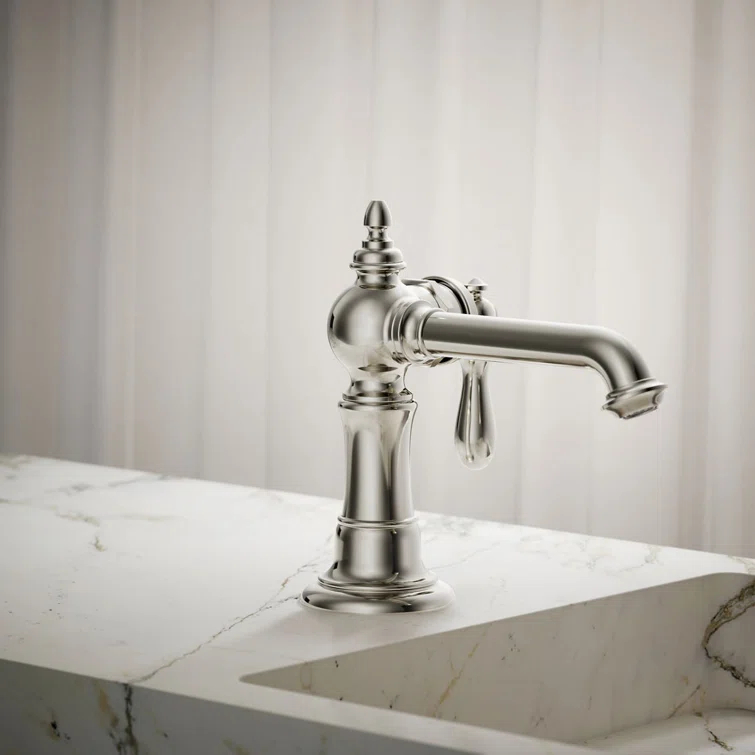 Artifacts® Single Hole Bathroom Faucet with Drain Assembly