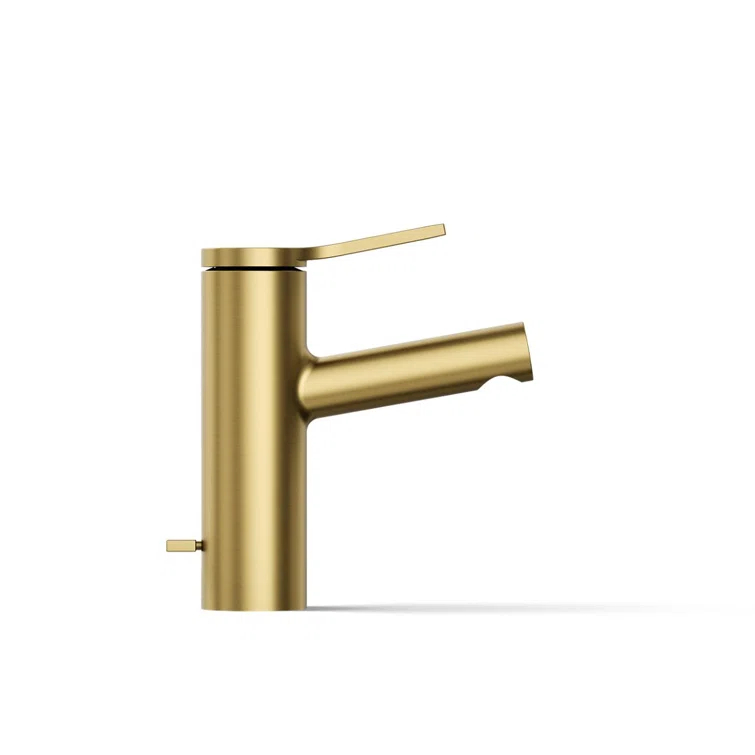 Kohler Elate Single-Handle Bathroom Faucet with Pop-Up Drain Assembly, One Hole Bathroom Sink Faucet, 1.2 gpm