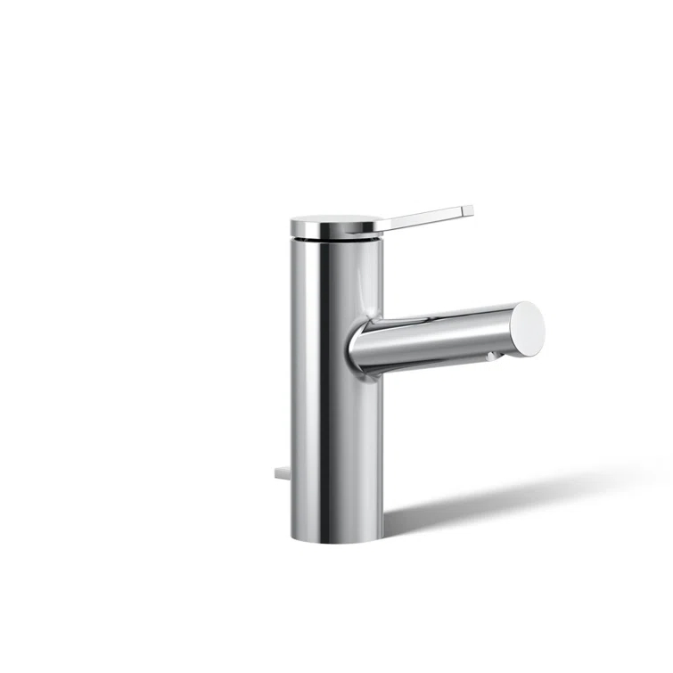 Kohler Elate Single-Handle Bathroom Faucet with Pop-Up Drain Assembly, One Hole Bathroom Sink Faucet, 1.2 gpm