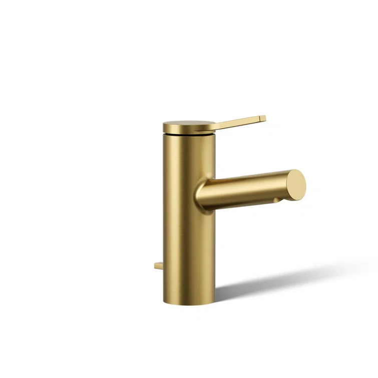 Kohler Elate Single-Handle Bathroom Faucet with Pop-Up Drain Assembly, One Hole Bathroom Sink Faucet, 1.2 gpm