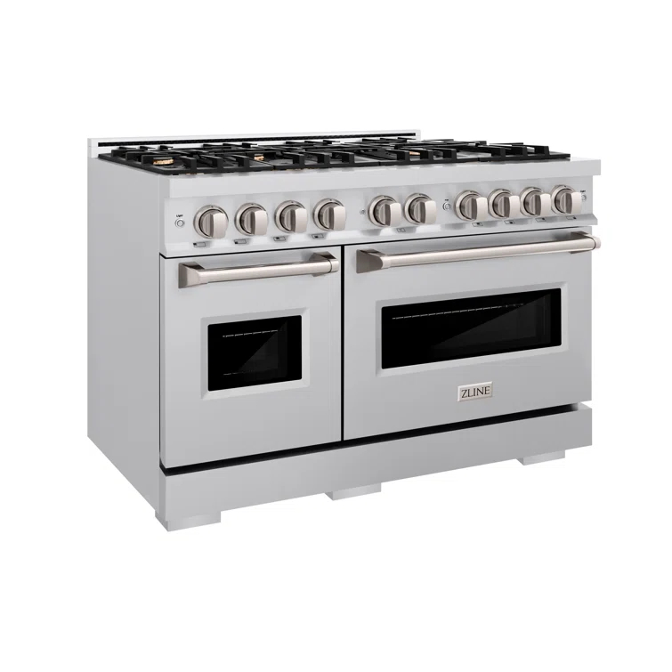 ZLINE ZLINE Autograph Edition 48 in. Classic Dual Fuel Range w/ 8 Burners & Accents CDR-BR-48