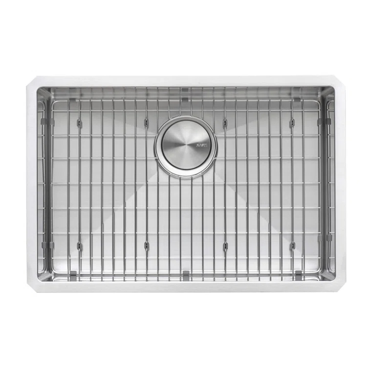 Ruvati Bar Prep Sink Narrow Trough Undermount 16 Gauge Stainless Steel Single Bowl