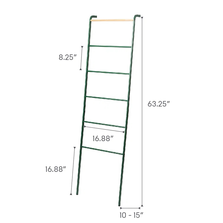 Yamazaki Home Leaning Ladder Rack, Steel