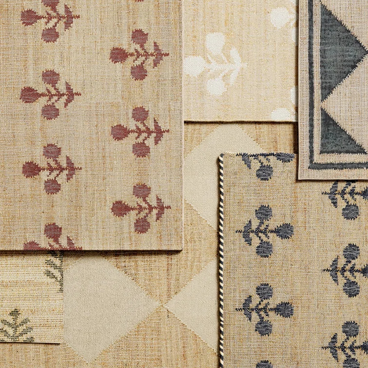 Erin Gates by Momeni Orchard Bloom Rust Hand Woven Wool and Jute Area Rug