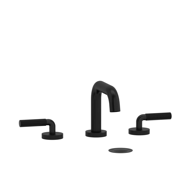 Riobel RUSQ08LKNBK Robinet de lavabo espacé avec bec en U Riu