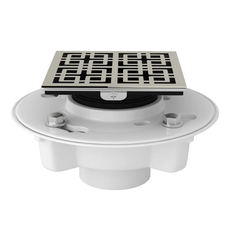 Rohl PVC 2" X 3" Drain Kit With 3142 Weave Decorative Cover
