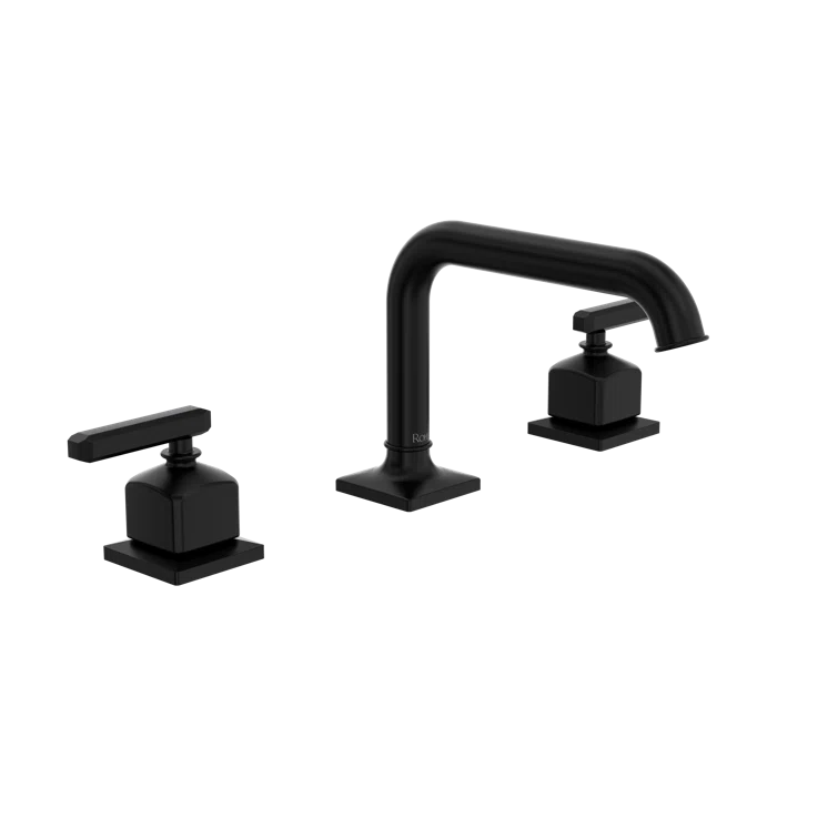 Rohl AP09D3LMMB Apothecary Widespread Lavatory Faucet With U-Spout