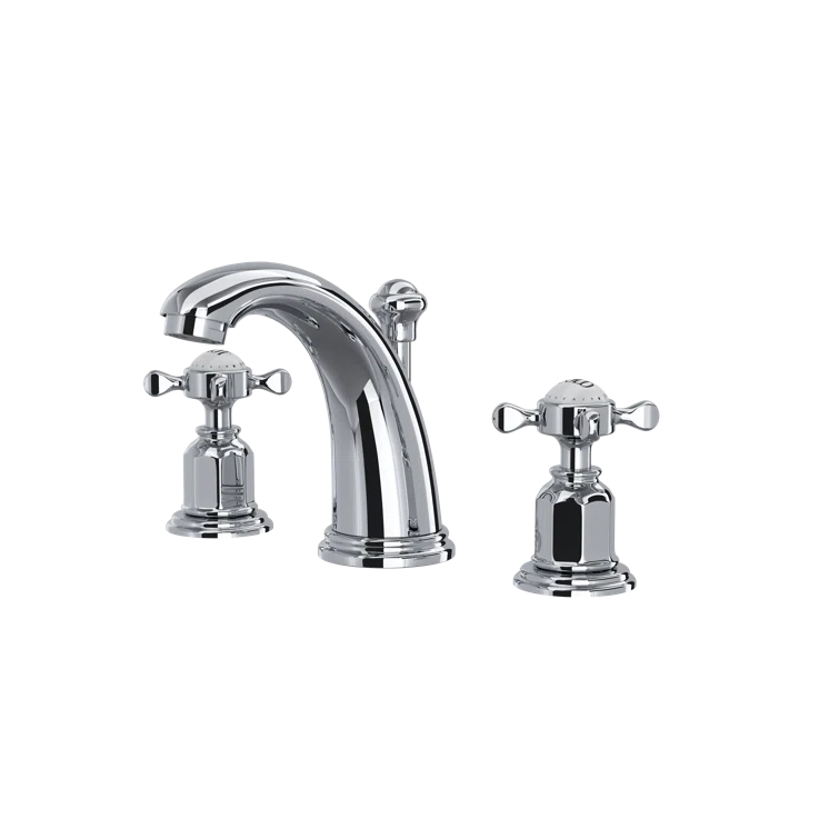 Perrin & Rowe U.3761X-APC-2 Edwardian Widespread Lavatory Faucet