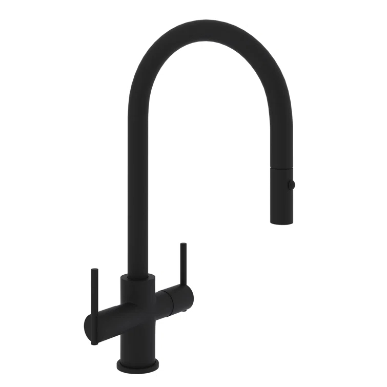Pirellone Two Handle Pull-Down Kitchen Faucet