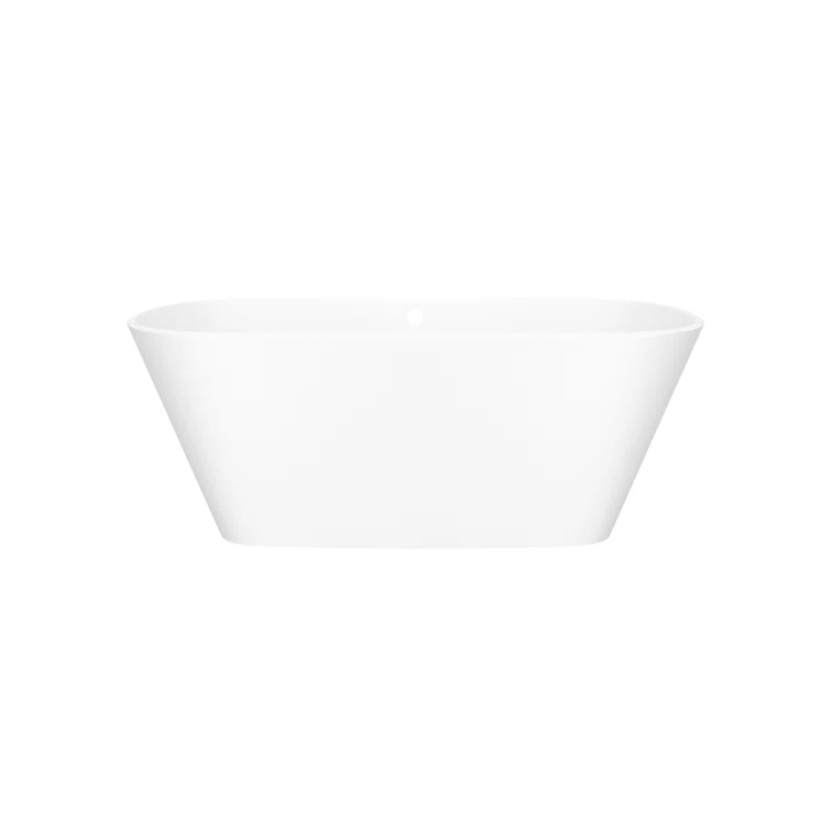 Vetralla 59" x 29" Freestanding Soaking Bathtub