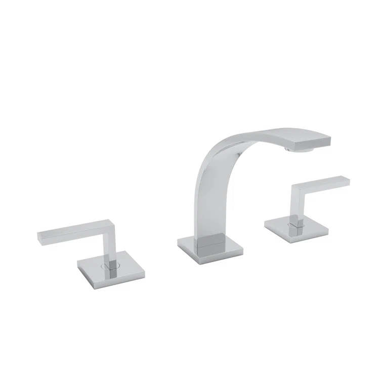 Rohl WA102L-APC-2 Wave Widespread Lavatory Faucet