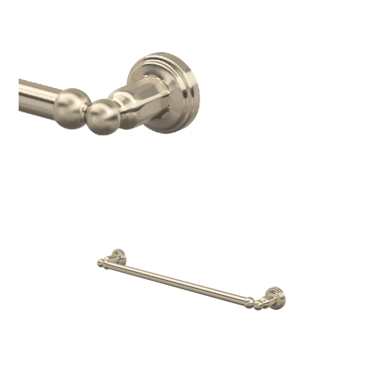 Polished Nickel Classic 25.5" Wall Mounted Towel Bar