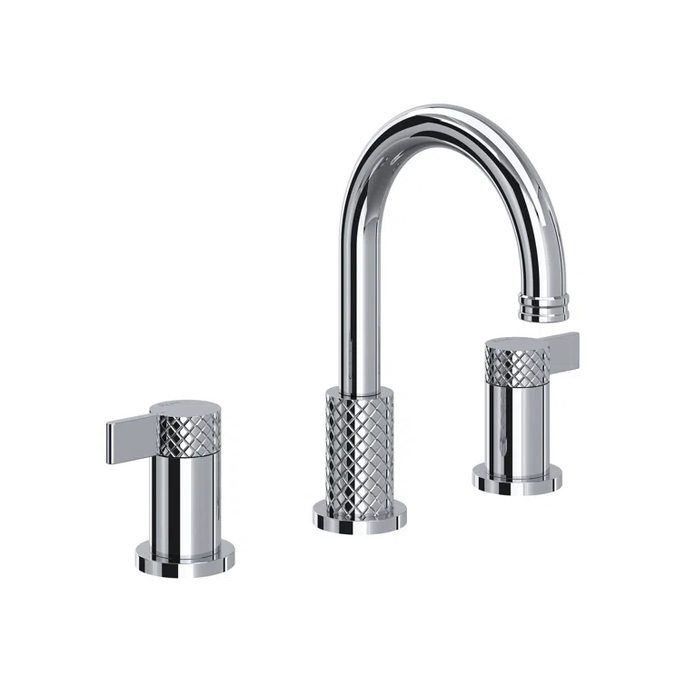Rohl TE08D3LMAPC Tenerife Widespread Lavatory Faucet With C-Spout