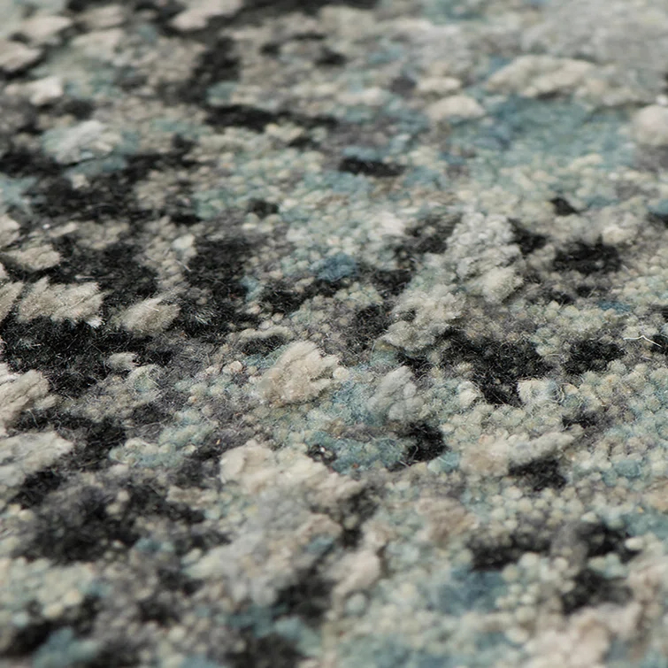Mystique Abstract Area Rug in Gray