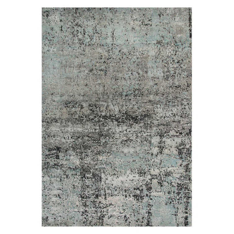 Mystique Abstract Area Rug in Gray