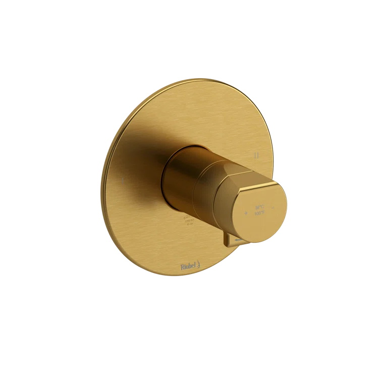 Parabola 1/2" Therm & Pressure Balance Trim With 2 Functions