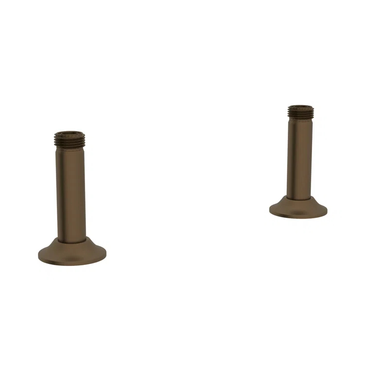 Georgian Era Bridge Faucet Straight Deck Unions
