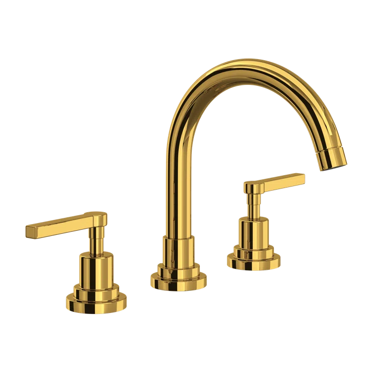 Lombardia Widespread Bathroom Faucet with C-Spout