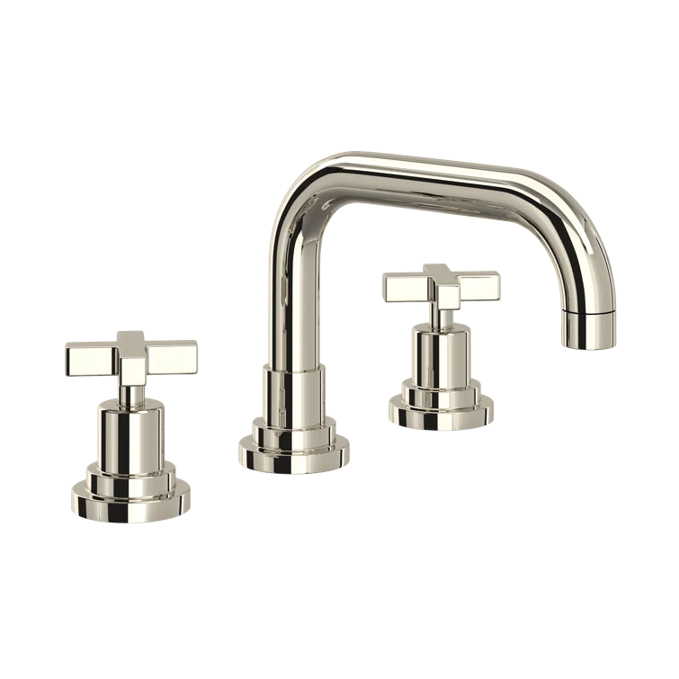Lombardia Widespread Lavatory Faucet With U-Spout