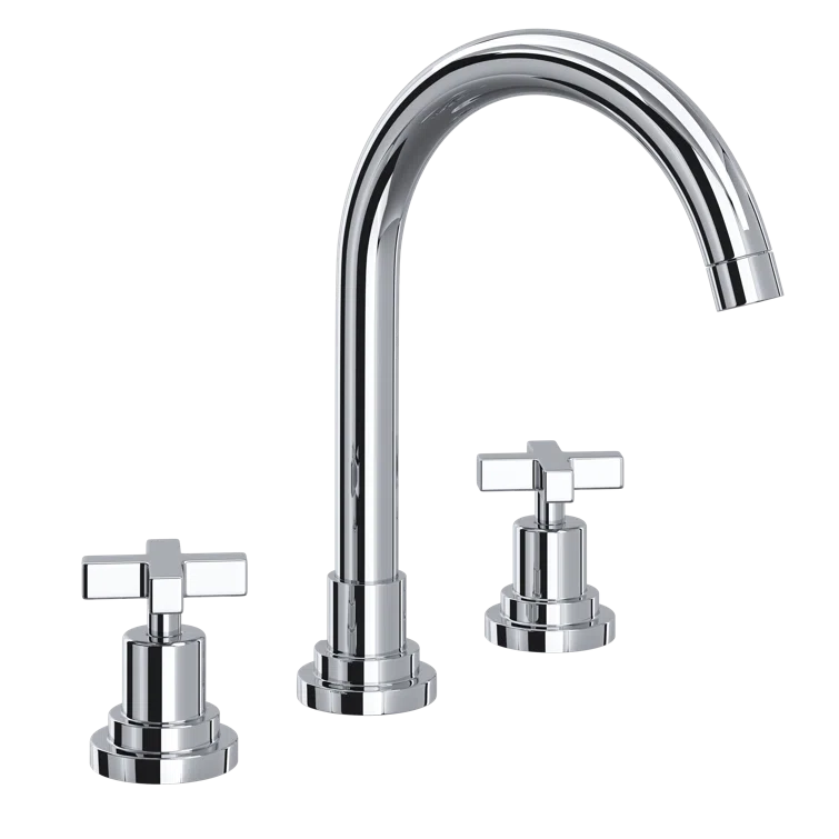 Lombardia Widespread Lavatory Faucet With C-Spout