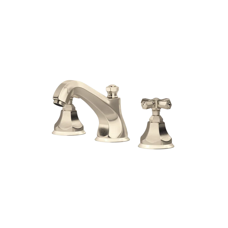 Rohl A1908XMSTN-2 Palladian Widespread Lavatory Faucet With Low Spout