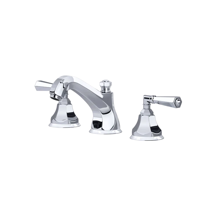Rohl A1908LMAPC-2 Palladian Widespread Lavatory Faucet With Low Spout