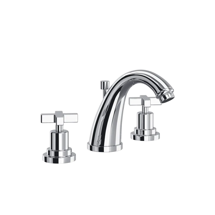 Lombardia Widespread Lavatory Faucet With C-Spout
