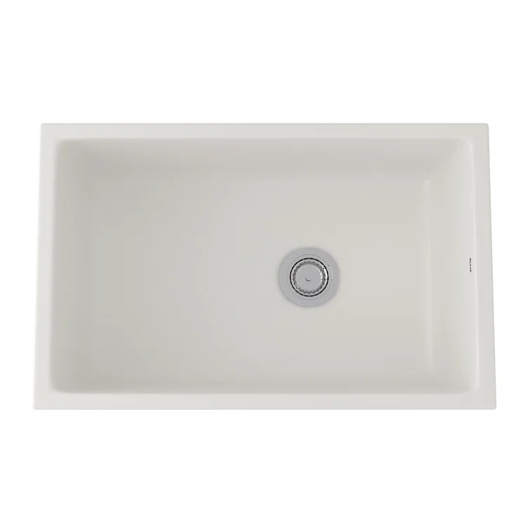 Allia 32" Fireclay Single Bowl Undermount Kitchen Sink