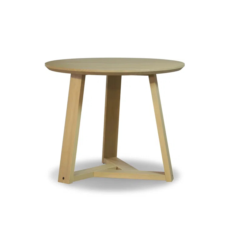 Cascais Round Dining Table With Japandi Base