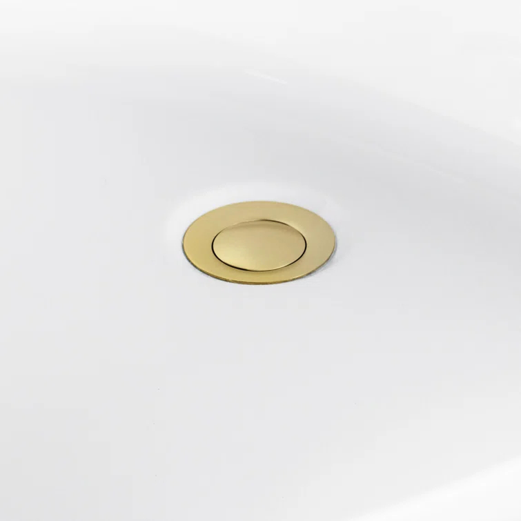 Kingston Brass Aqua Eden 66-Inch Acrylic Rectangular Double Ended Freestanding Tub with Overflow/Drain Assembly