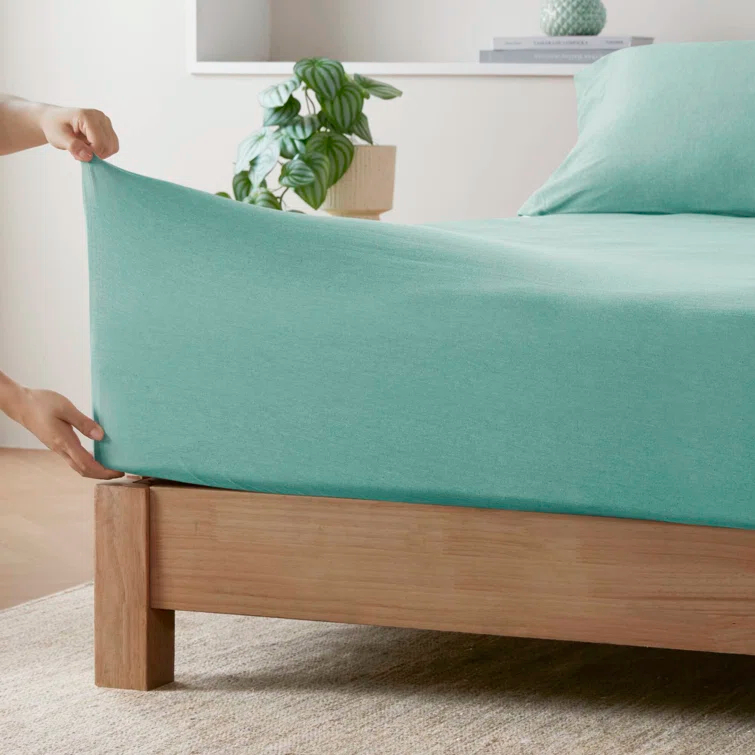 Cotton Blend Jersey Knit All Season Sheet Set