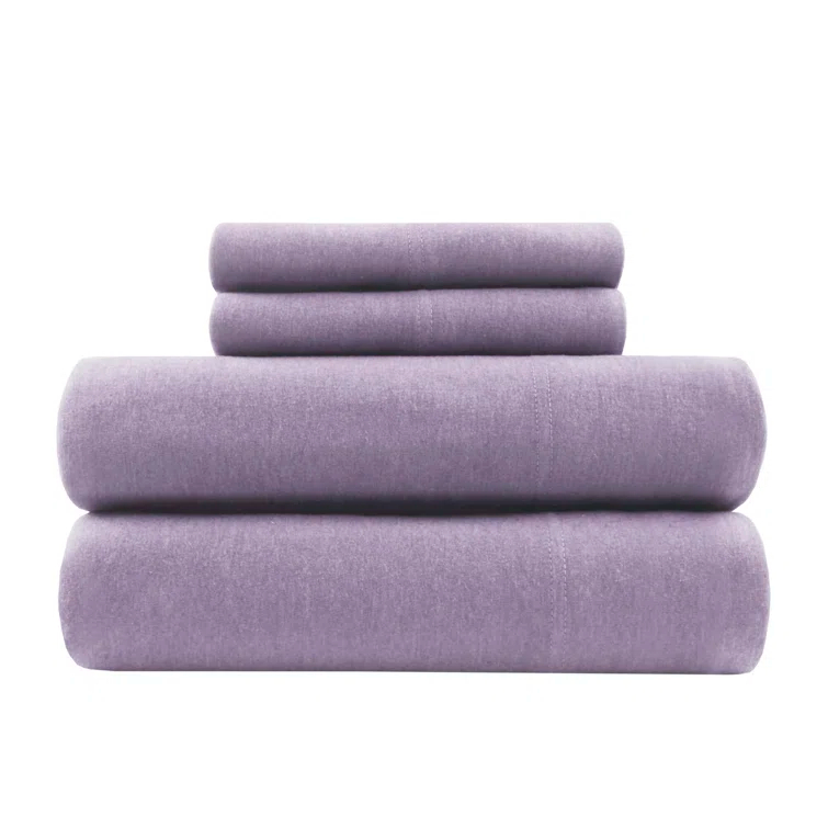Cotton Blend Jersey Knit All Season Sheet Set