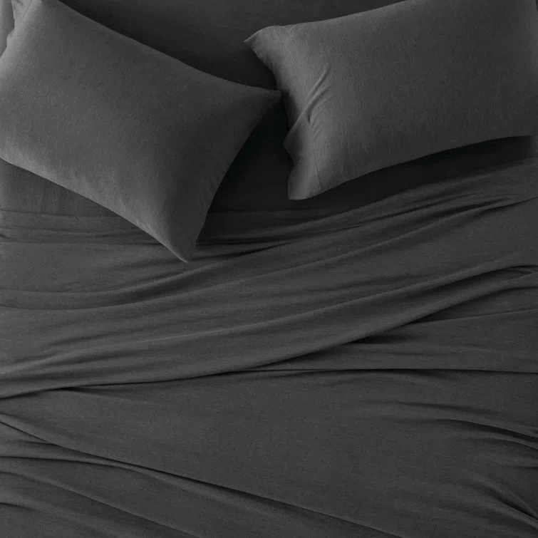Cotton Blend Jersey Knit All Season Sheet Set