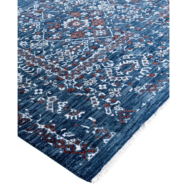 Overdyed One-of-a-Kind 7' 10" X 9' 8" Hand Knotted Area Rug