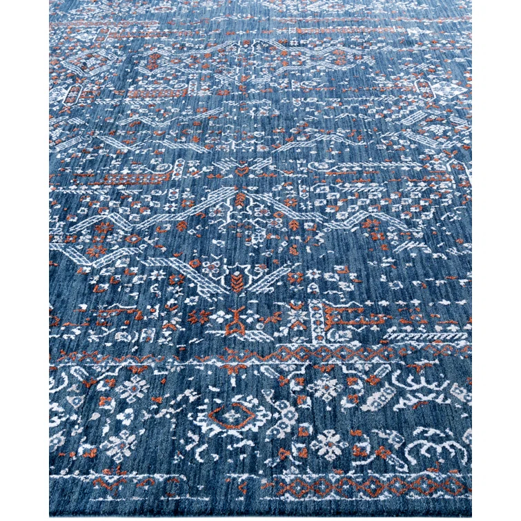 Overdyed One-of-a-Kind 7' 10" X 9' 8" Hand Knotted Area Rug